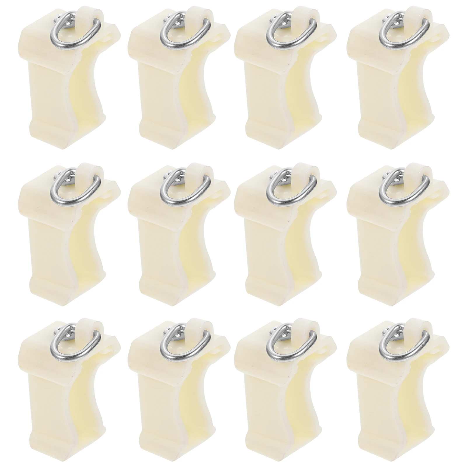 

20pcs Curtain Track Cap Slide cover Accessories Plastic High-Quality Construction Weather Resistant Practical Easy