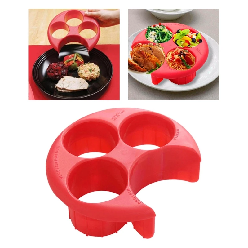 Diet Control Plate Measures your Right on the Plate Home Gift Keep Healthy Diet Portion Control Weight Loss Plate