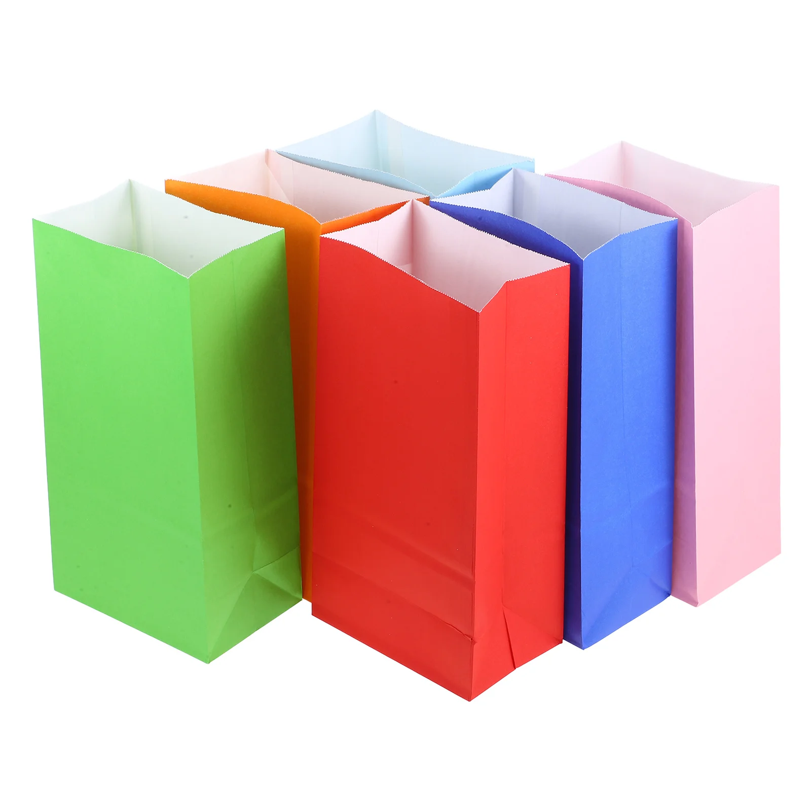 

72 Pcs Kids Party Paper Bags Colored For Gifts Mini Sweet 2400X1300X800CM Small Child