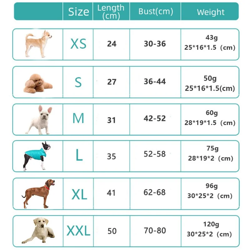 Double Sided Dog Coat Winter Warm Pet Dog Clothes For Small Medium Dogs Vest Chihuahua Clothing Soft Puppy Costumes Ropa Perro