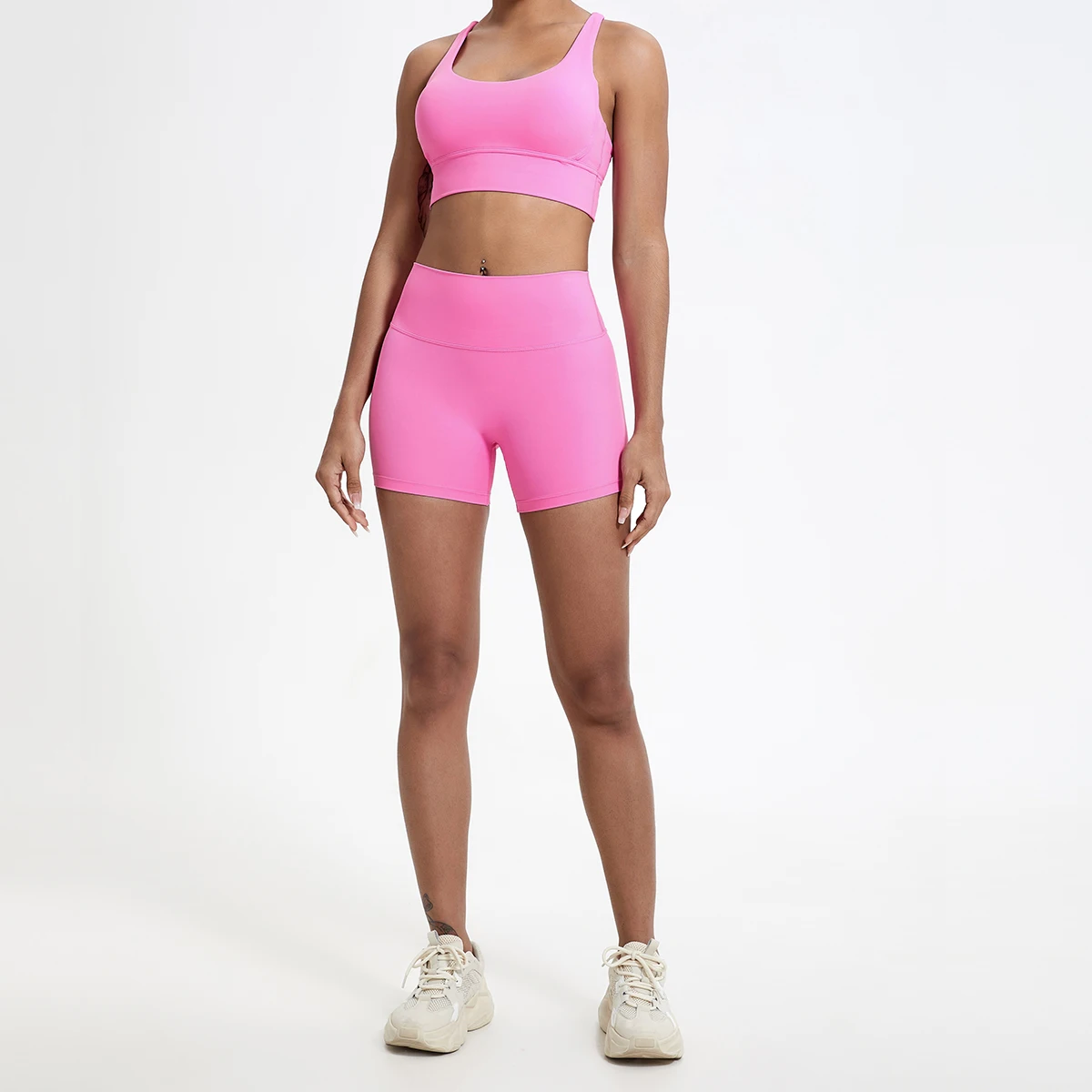 Neue Sommer-Sportshorts für Damen Push-Up Gym-Leggings Fitness-Laufshorts Weiche Trainingskleidung Yoga-Shorts Schnelltrocknend – Detail 13