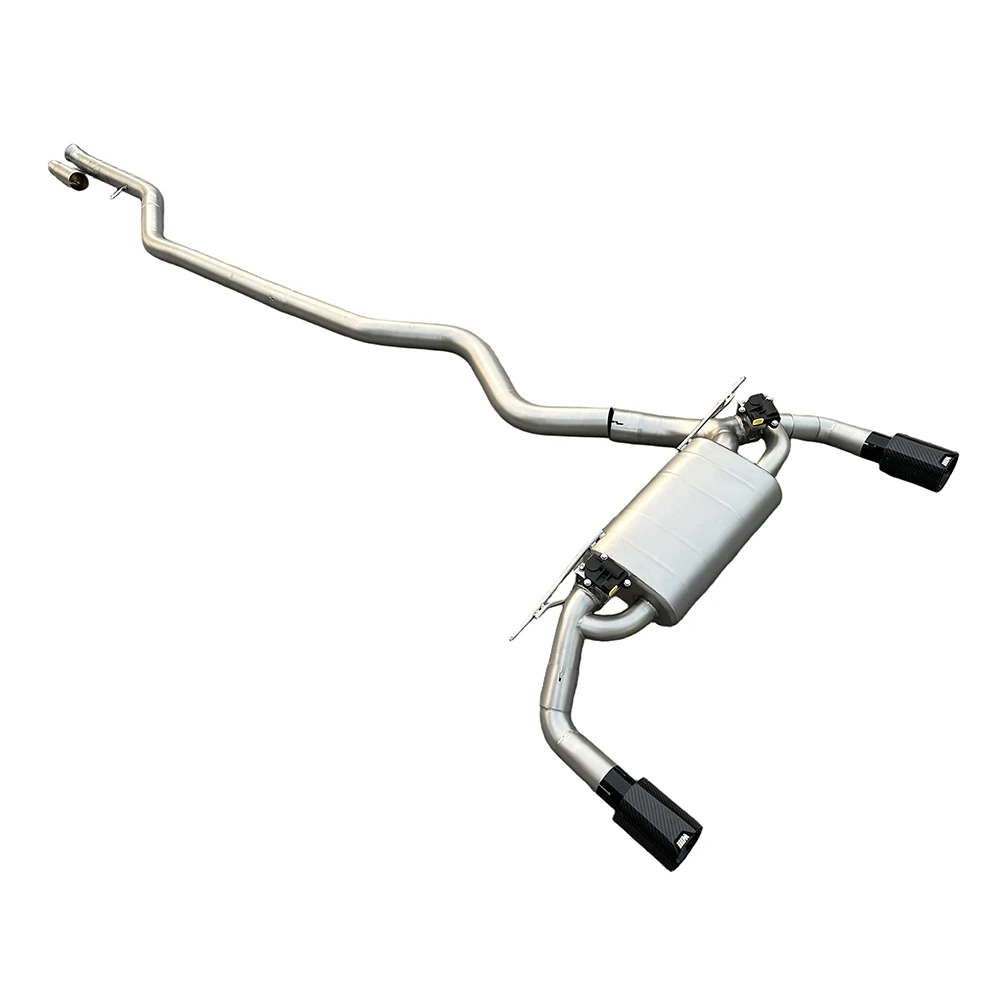 Valved Exhaust Pipes for 428i 435i 440i F32 F33 F36 2.0T Silenced Exhaust with Valve Remote Control - view 3