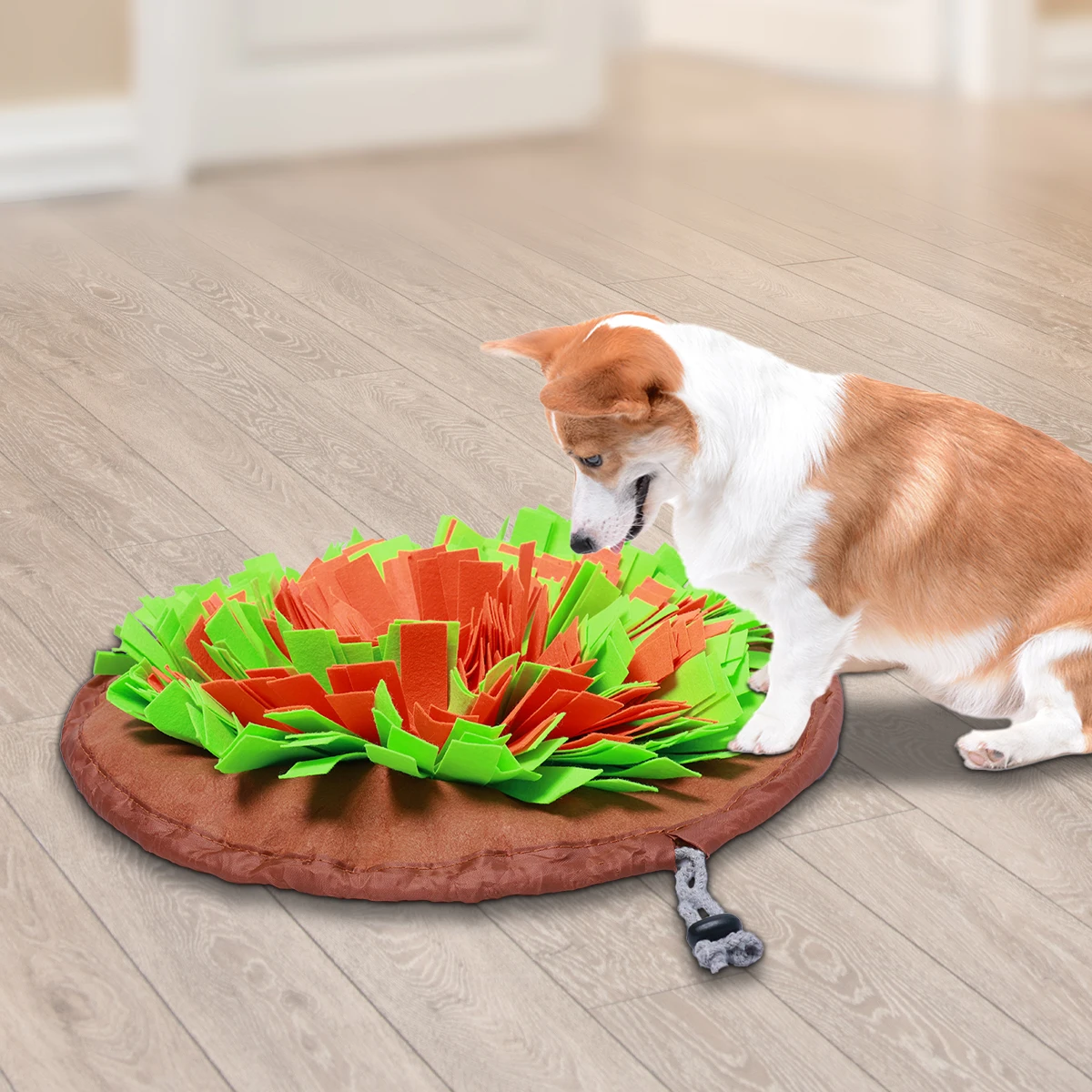 All-season Dog Sniffing Mat, Retractable Packaging, Helps Train the Sense Of Smell.