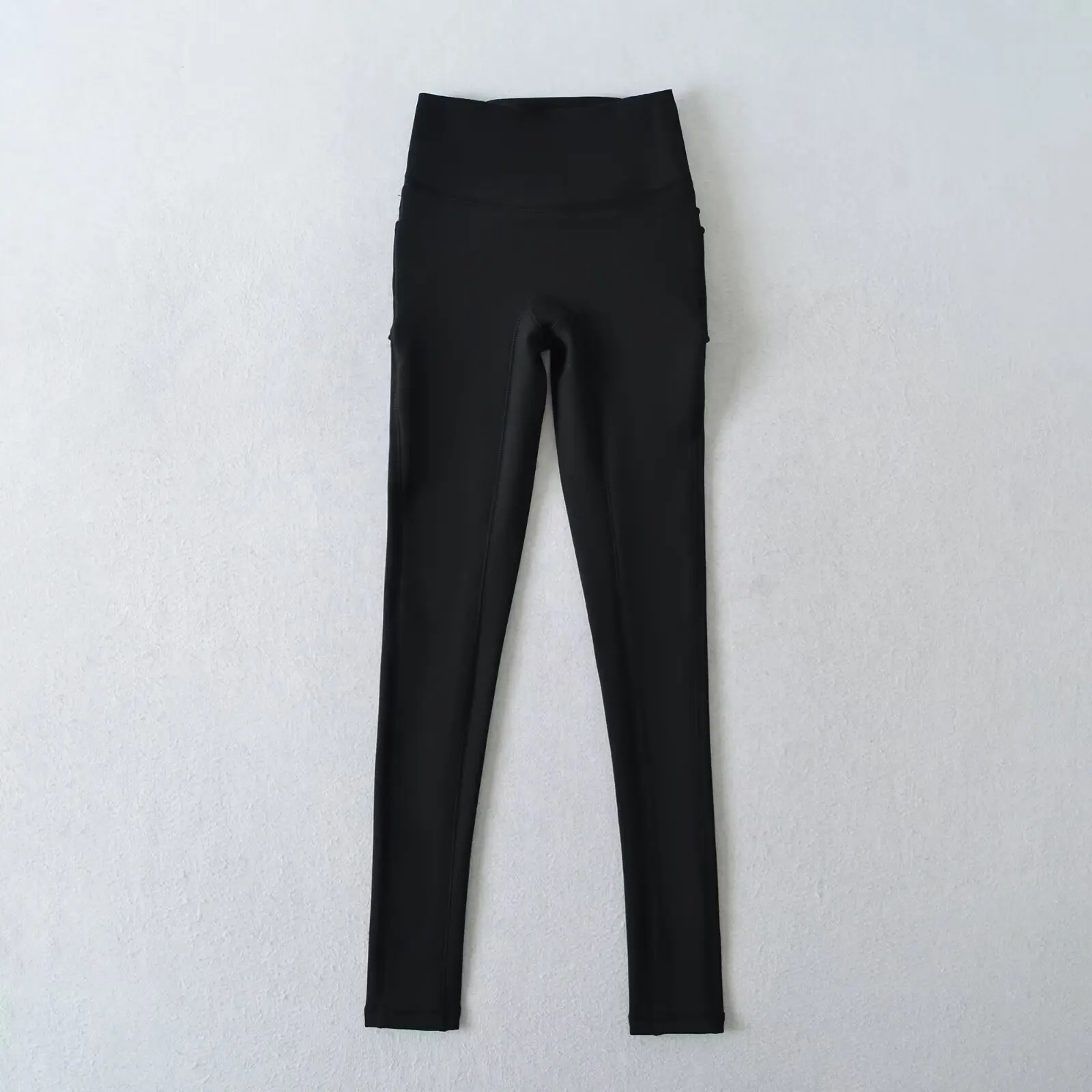 

Retro Fce Lined Yoga Capri Pants High Waist Tummy Control Warmth Butt Lifting Trendy Cool Winter Long Trousers Women