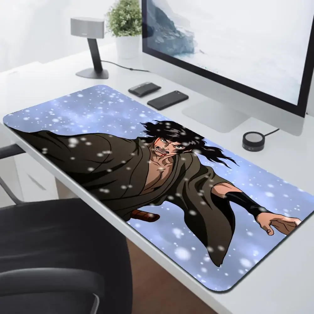 Ninja Scroll Game Mouse Pad Anime Style Fearless Warrior Rubber Slip Waterproof Home Notebook Desk Mat Japanese Mat 900*400*5MM