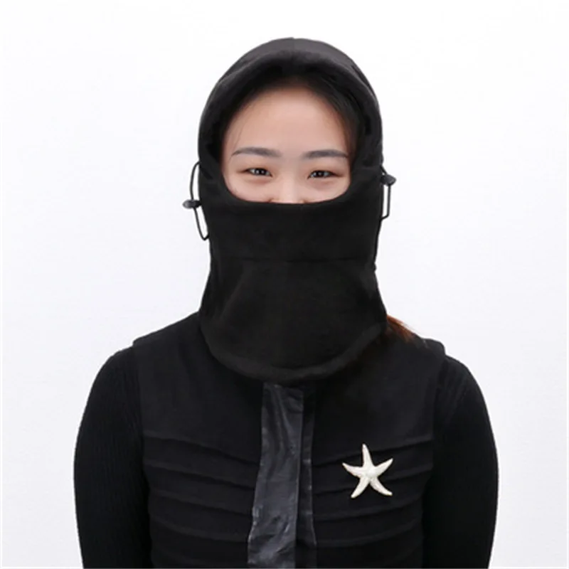 

Men Women Winter Sports Cap Warm Fleece Balaclava Ski Bike Full Face Mask Neck Warmer Cold Weather