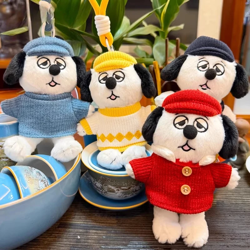 

Snoopy Olaf Sweater Swap Series Pendant Cute Cartoon Keychain Hanging Ornament Collection Changeable Knit Design Bag Charm