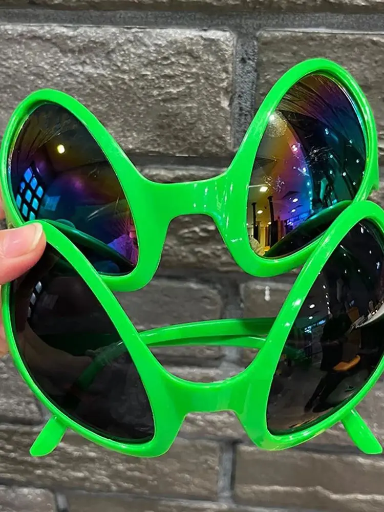 Lunettes Alien amusantes pour femmes et hommes, lunettes de soleil pour fête de vacances, anniversaire Halloween, adultes et enfants, fournitures de fête, formes alternatives