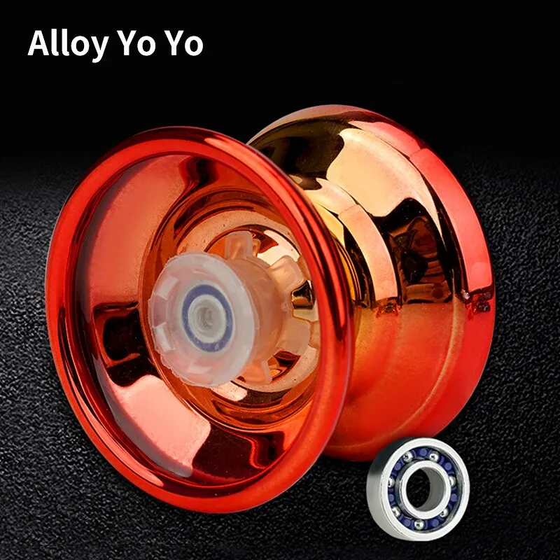 Professional Aluminum Metal Yoyo for Kids and Beginners. Metal Yo YOS for Kids and Adults with Yo Yo Accessories