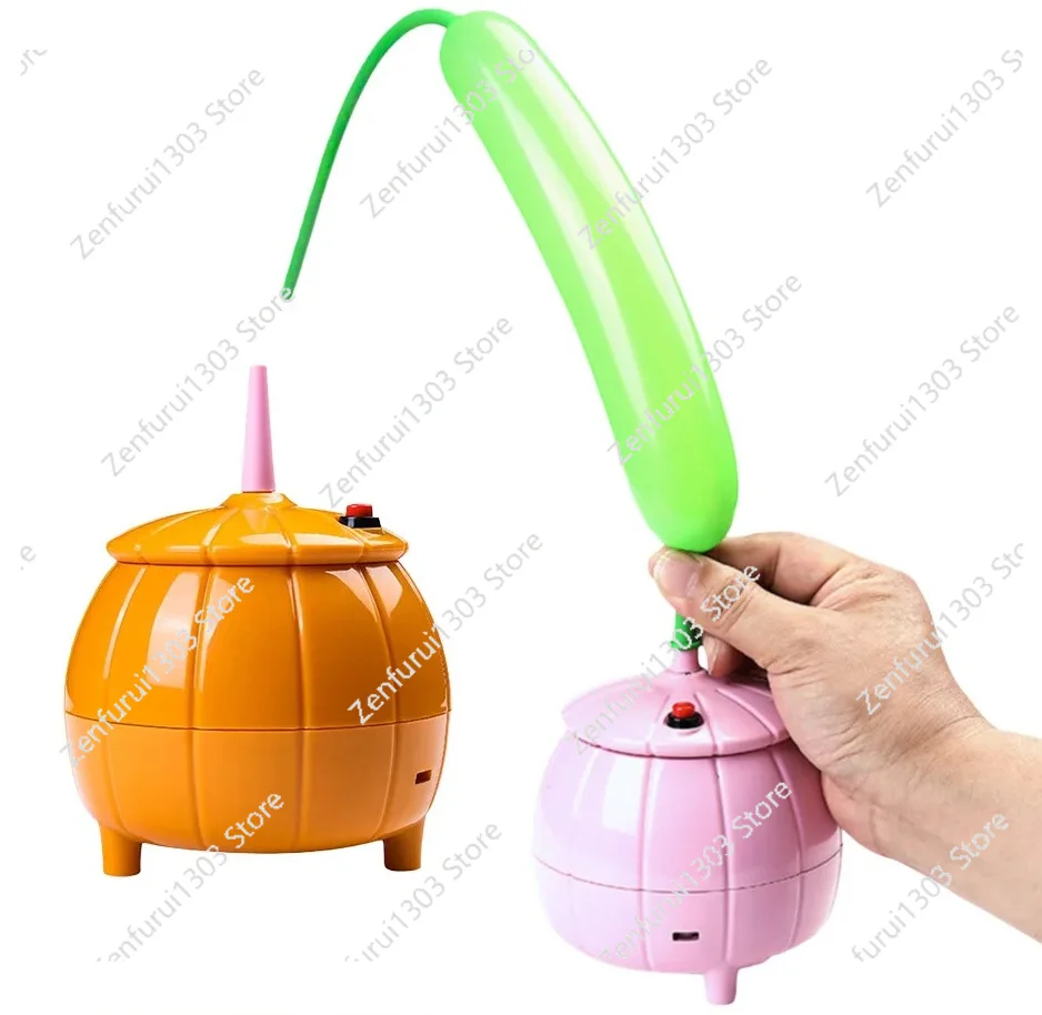Rechargeable Electric Balloon Pump, Portable Inflator for Long Magic Twisting Balloons, AC 100-240V