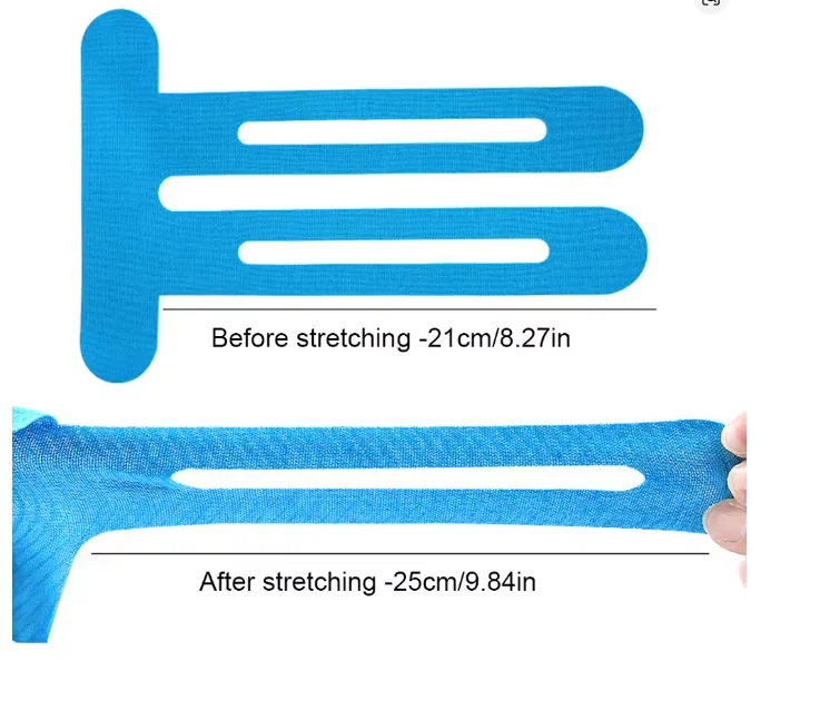 5 قطعة/10 قطعة منصات الركبة قبل قطع شريط ربط العضلات-ماراثون الرياضة المتخصصة ضمادة دعم عضلات الساق للرياضيين