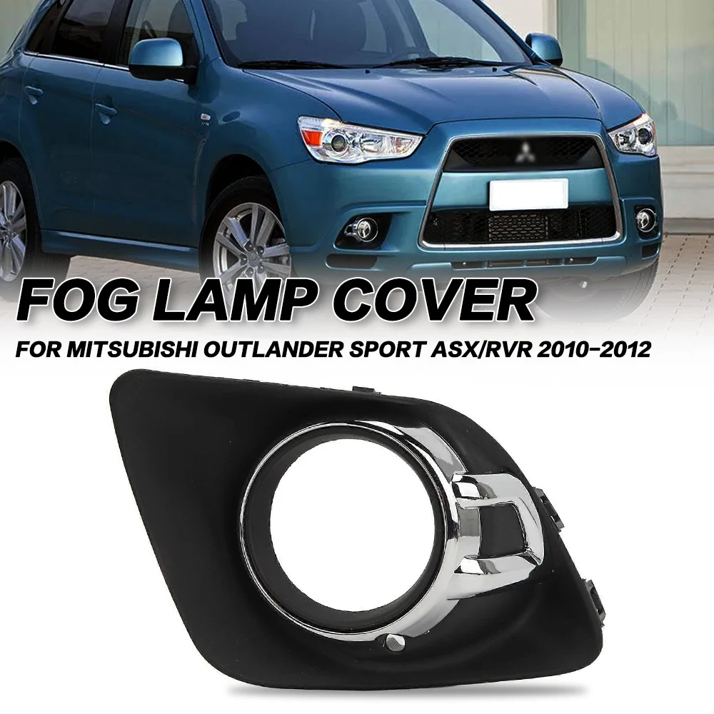 

Front fog lamp cover fog lamp decorative frame suitable for Mitsubishi Outlander Sport ASX/RVR 2010-2012 chrome fog lamp cover