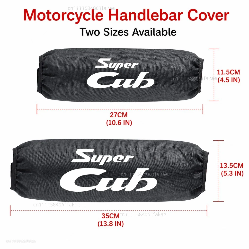 For Honda Super CUB C70 90 110 C125 Motorcycle Rear Shock Absorber Protector Cover 270mm 350mm Suspension Protection Guard