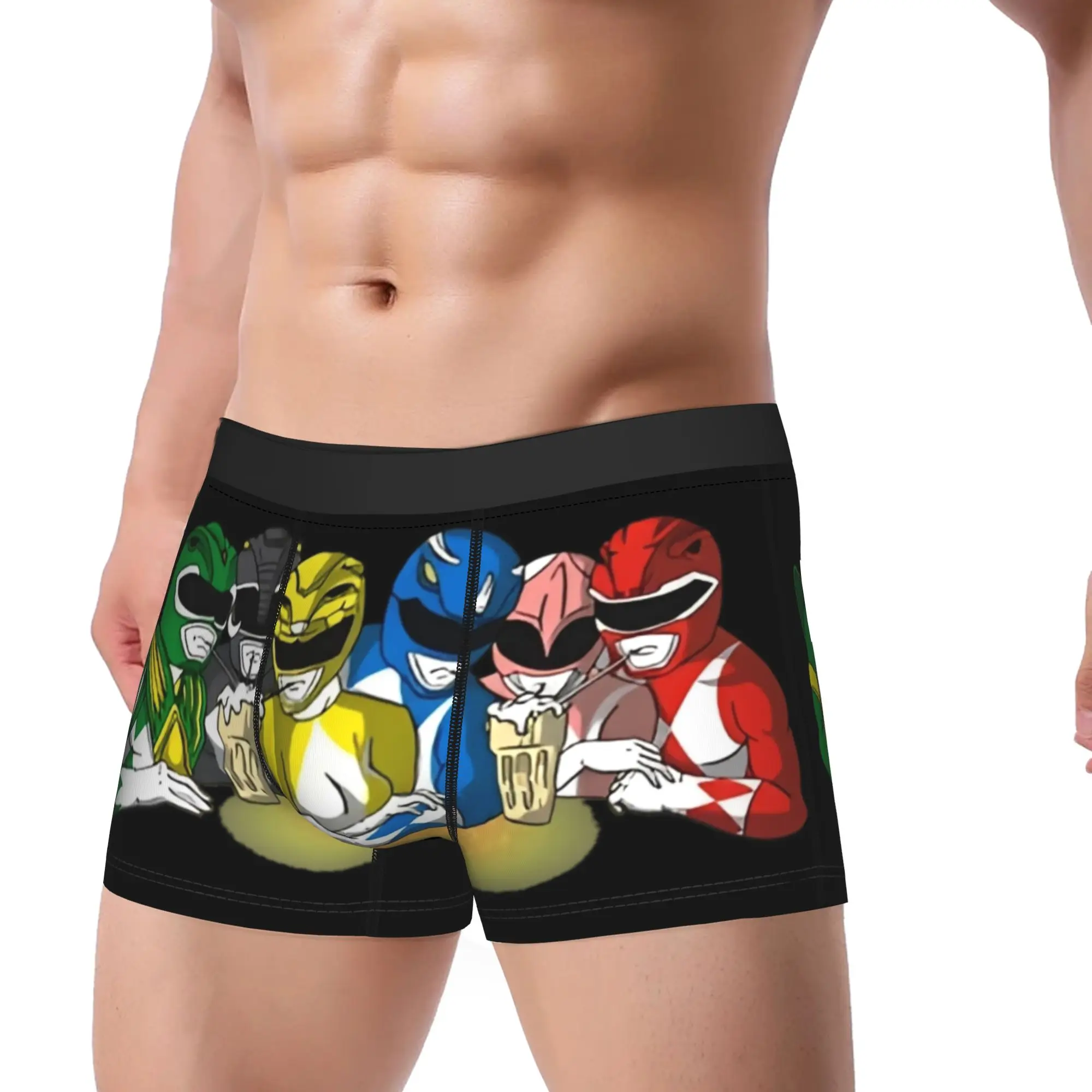 FUNNY RANGERS FRIENDS Underpants Homme Panties Men Underwear Comfortable Shorts Boxer Briefs