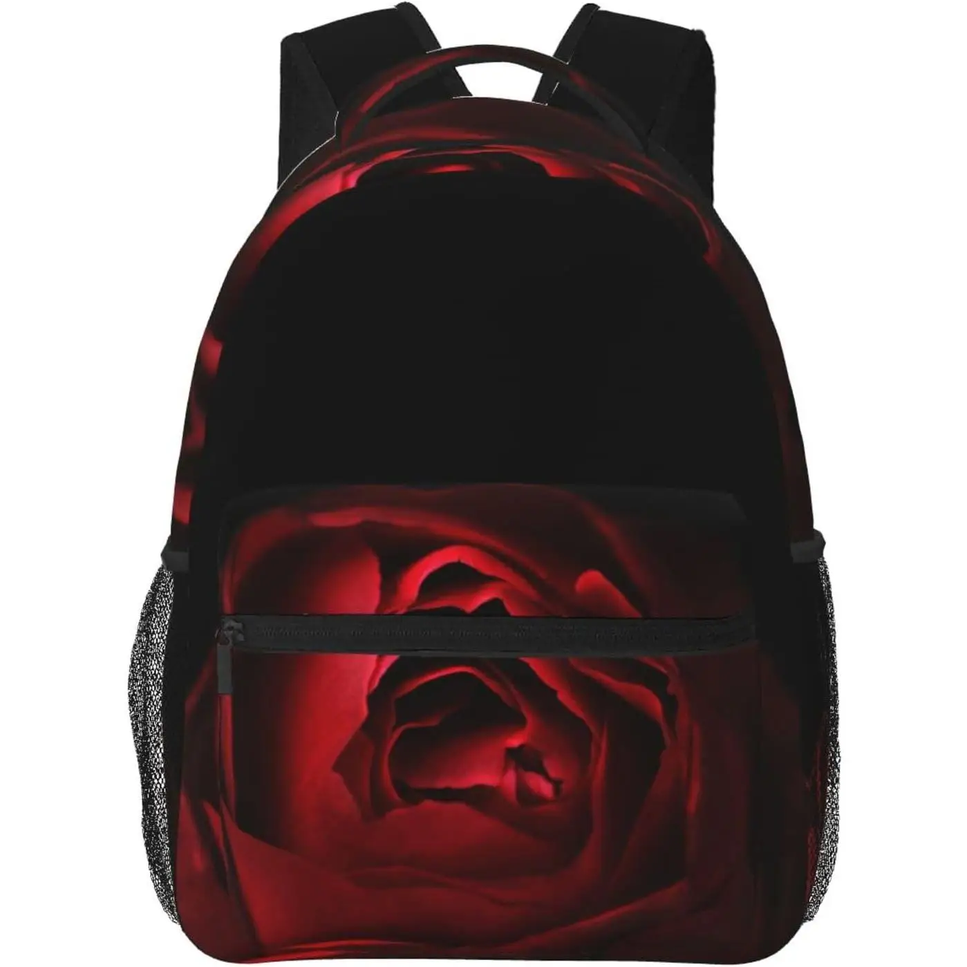 Rose Backpack Flower Laptop Backpack Cute Tablet Travel Picnic Travel Bag Womens Laptop Bag Rose Flower Bag