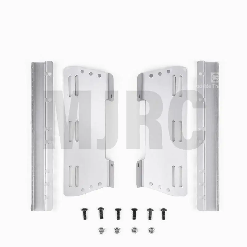 Piezas de coche a control remoto Grc Mst Cfx Jimny Jimny falda lateral Universal de acero inoxidable protección inferior armadura accesorios de actualización