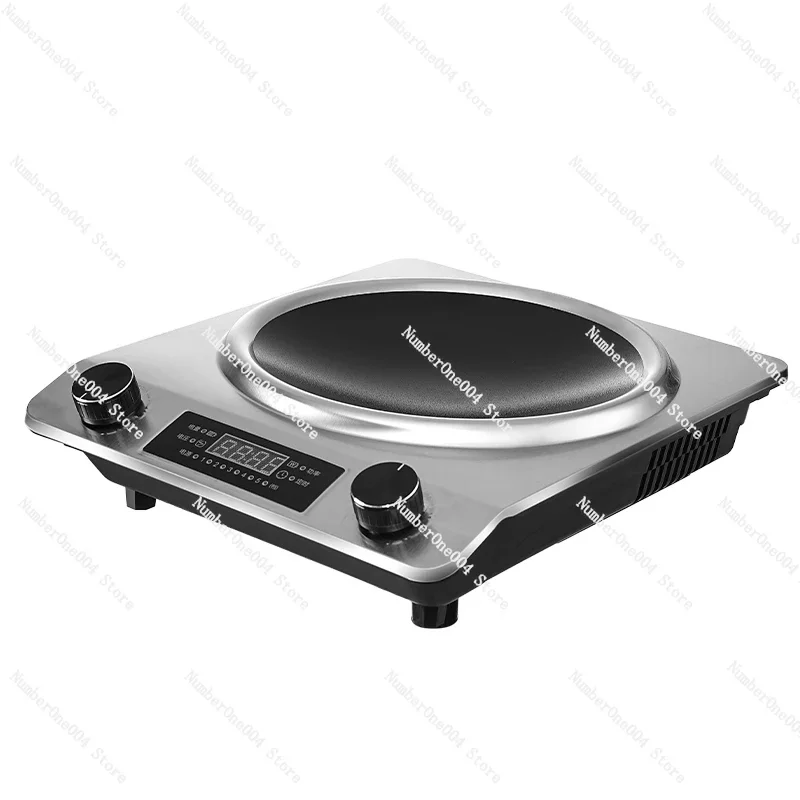 Applicable to Induction cooker concave household 3500W high-power wok integrated full set of stir-frying stove