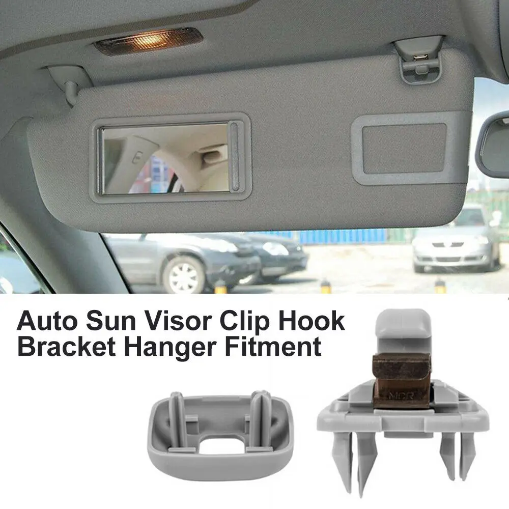 Auto Sun Visor Clip Hook Bracket Hanger Replacement For Audi A1 A3 A4 A5 Q3 Q5  Sun Visor Clip Holder Hook Car Accessories