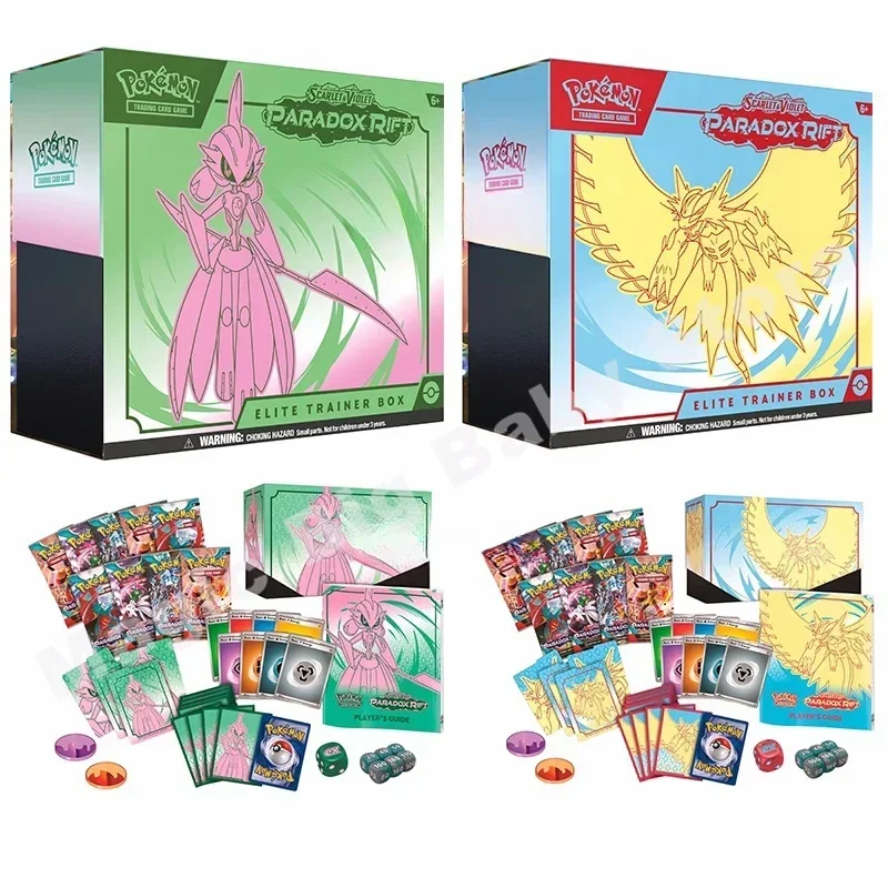 Original Genuine Pokemon Trading PTCG Card U.S. Edition English Card SV4 Paradox Rift Replenish Bag Original Box ETB Trainer