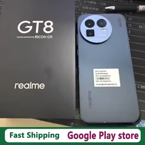 Original Realme GT 8 Mobile Phone Snapdragon 8 Elite 100W Charge 7000mAh Battery 6.79" AMOLED 144HZ 50.0MP Camera Android 16.0