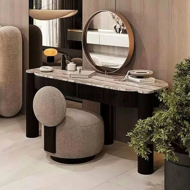 

Marble dresser light luxury master bedroom Italian design, modern villa high-end