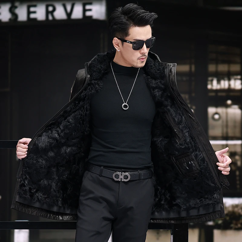 Black wool inner