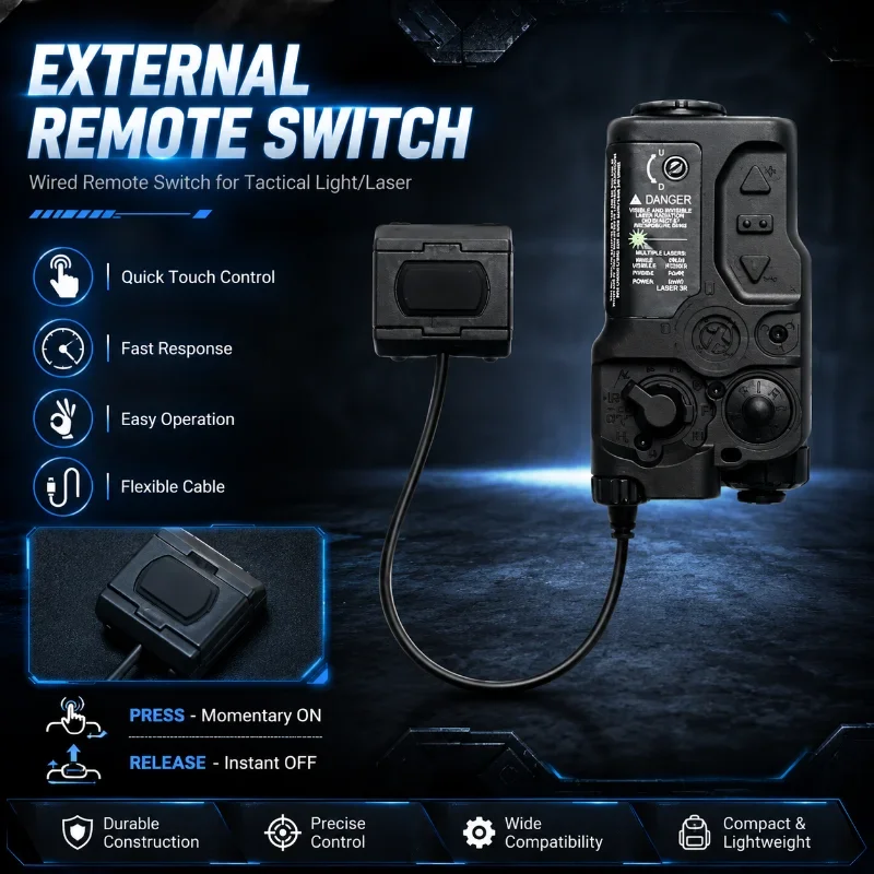RAID-X Adjustable Calibration Position Tool With Separate Wired Control Button Outdoor Hobby Rail Mount Fittings