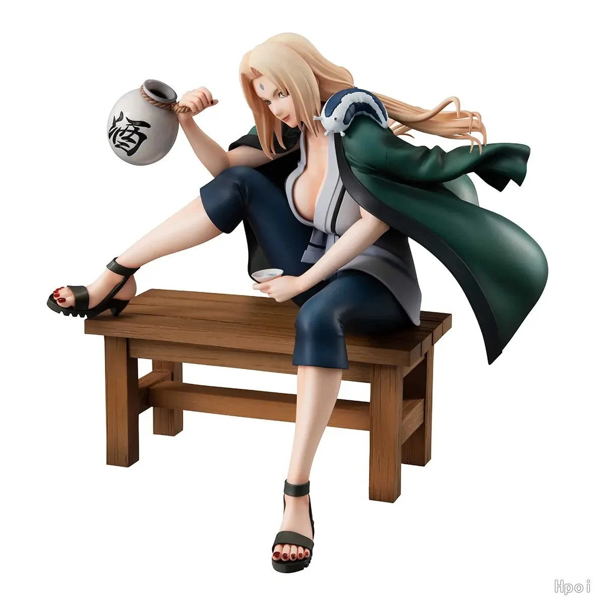 MegaHouse Tsunade Ver. Bold Confident Elegant Spirited Striking Charmer Figure For Naruto‑themed Display And Decorated Giftsss