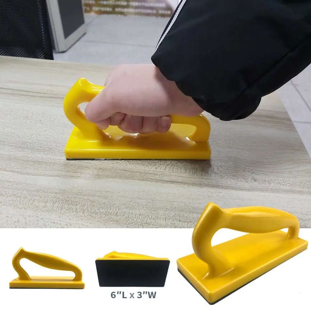 Yellow Wood Saw Push Stick Safety Hand Sawdust Woodworking Block Pusher Tool Hand Protection Safe Wood Working Pusher Table