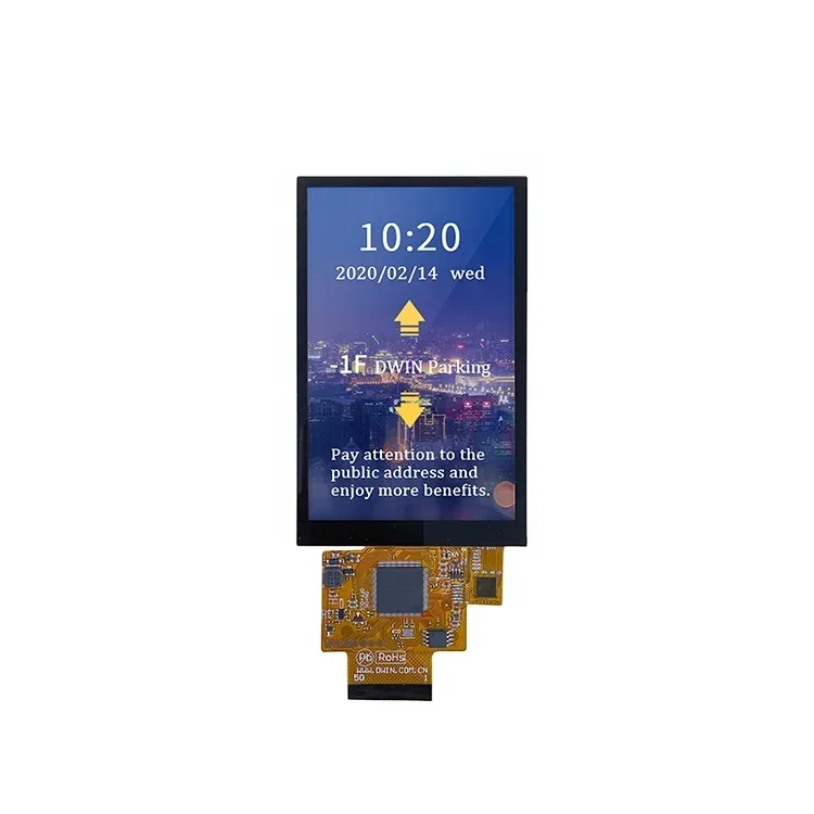 

2026 DWIN 4.3 Inch COF HMI UART 480*800 IPS TFT LCD Display Smart Screen Working with Arduino/STM32/ESP32