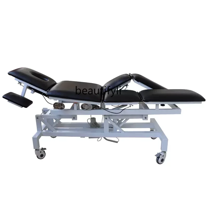 ss newFacial Bed Massage Therapy Massage Couch Electric Lifting Spinal Needle Knife Bed Micro-Finishing Operation Bed Bone Setti