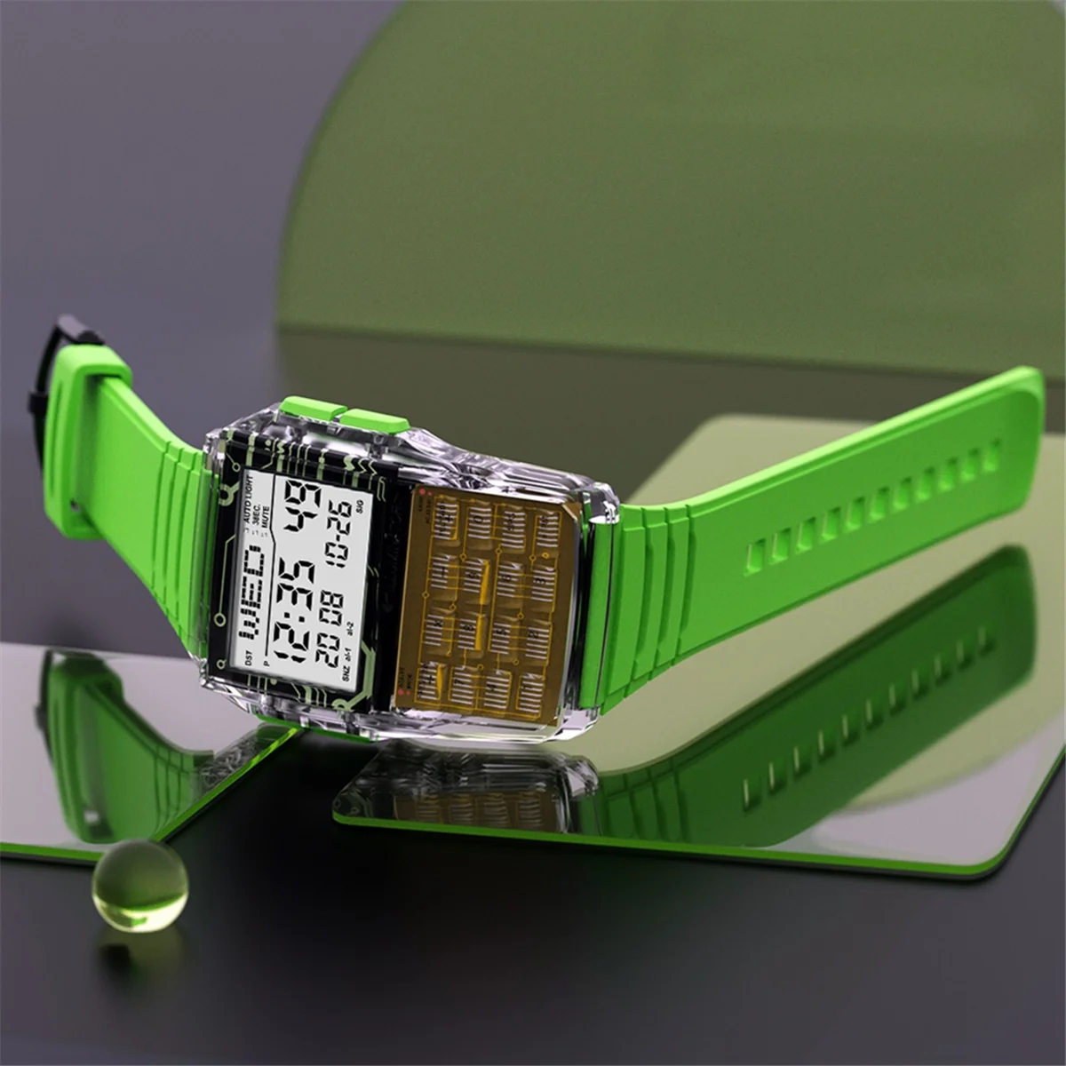 BOFO เครื่องคิดเลขมัลติฟังก์ชั่นนาฬิกาอิเล็กทรอนิกส์ที่สามารถบันทึกหมายเลขโทรศัพท์กันน้ําได้สบายทนต่อการสึกหรอส่องสว่าง