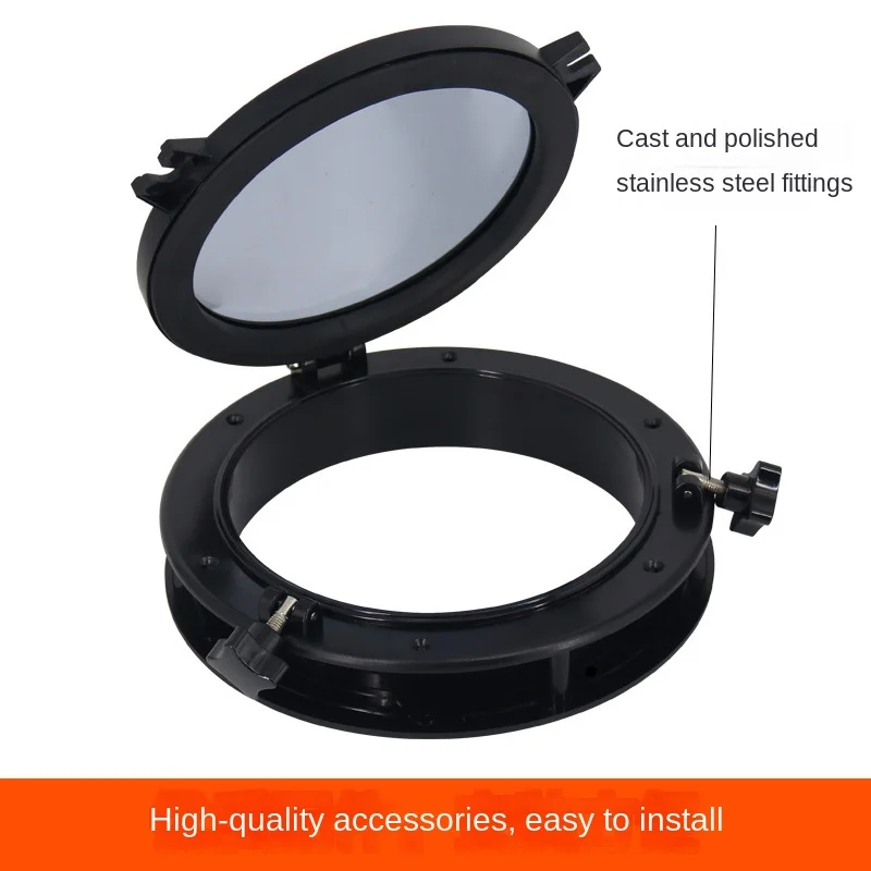 New Factory Wholesale Yacht Boat Aluminum Tempered Glass Porthole Decorative Watertight Skylight Marine RV Window