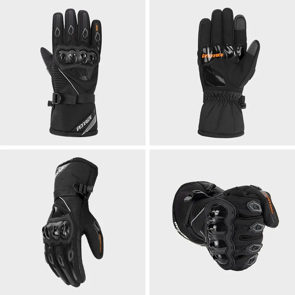 شتاء دافئ Guantes موتو الرجال قفازات للدراجات النارية مقاوم للماء يندبروف دراجة نارية قفاز النساء موتوكروس شاشة تعمل باللمس قفازات ركوب الخيل