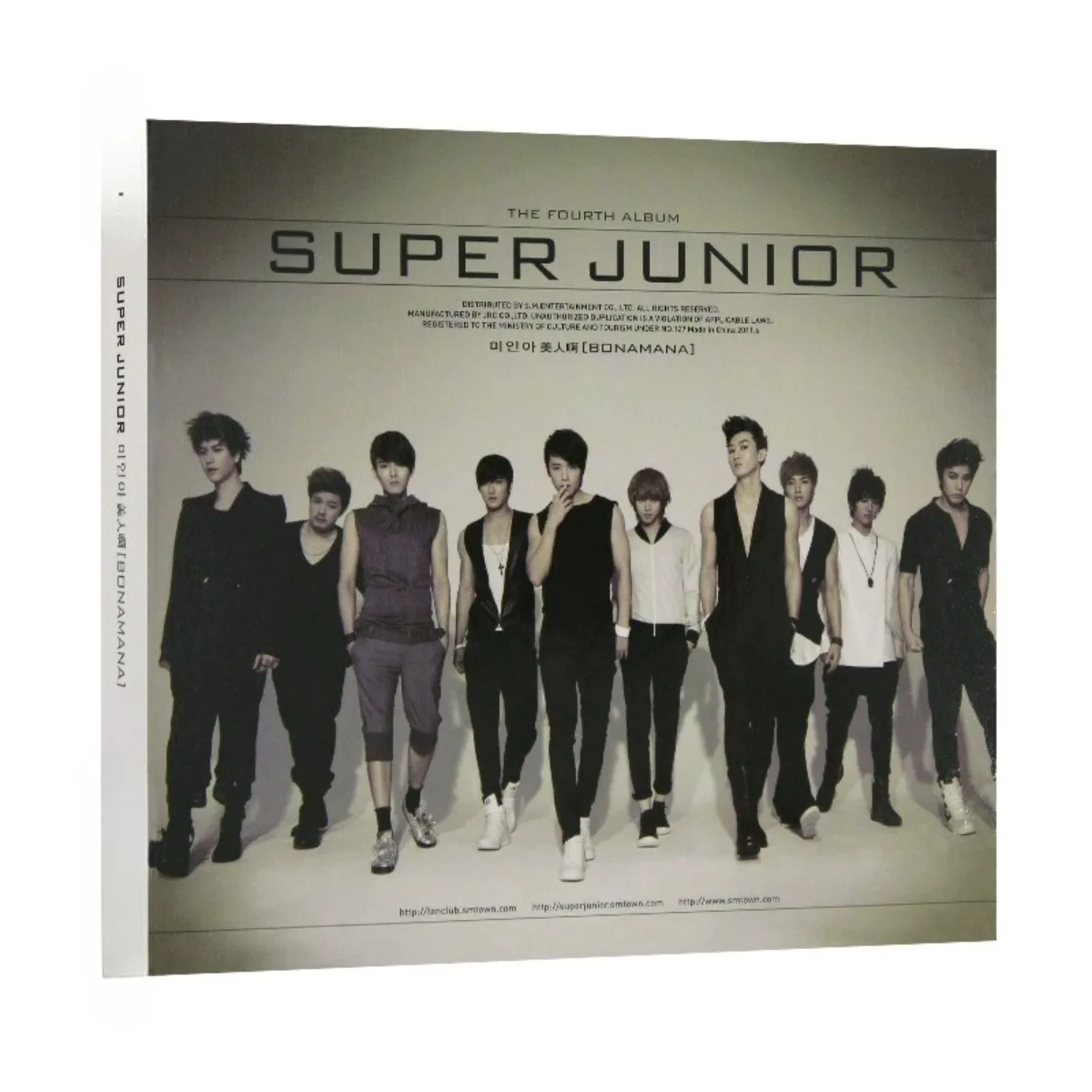 قرص مضغوط للألبوم الرابع من Super Junior "BONAMANA" مع كتاب كلمات - مقابض K-Pop المميزة، سجل موسيقي قابل للجمع للمعجبين #6