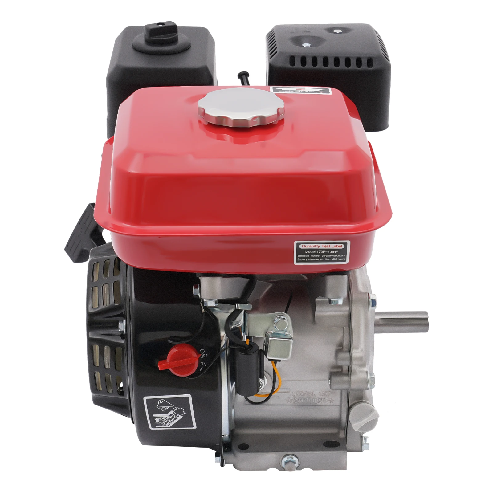 GX200 4000 W 7,5 PS 4-Takt-Benzinmotor, Standmotor, UL-Start, Mehrzweck-Luftkühlsystem, Benzinmotor – Detail 11