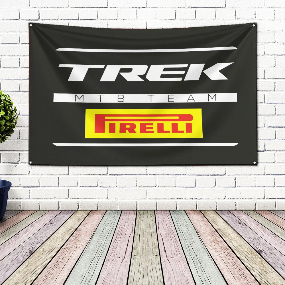 3x5 Ft P-Pirellis Flag Polyester Digital Printing Banner for Garage Wall Art Out Door Decoration With Brass Grommets