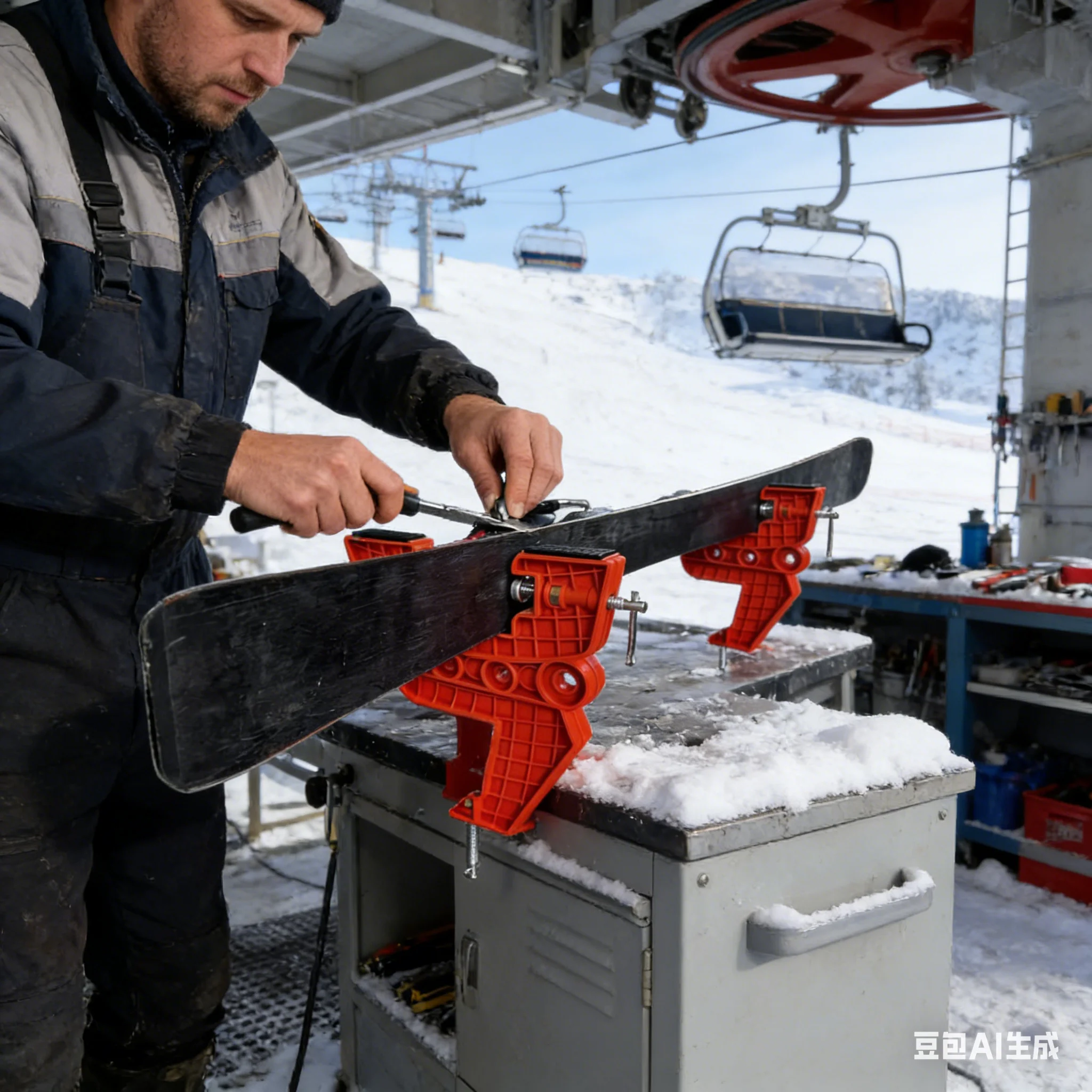 

2Pcs Snowboard Bench Vice Grips Pliers For Fixing Ski Snowboard Vise Bracket Snowboards For Tuning And Waxing Maintenance Tools