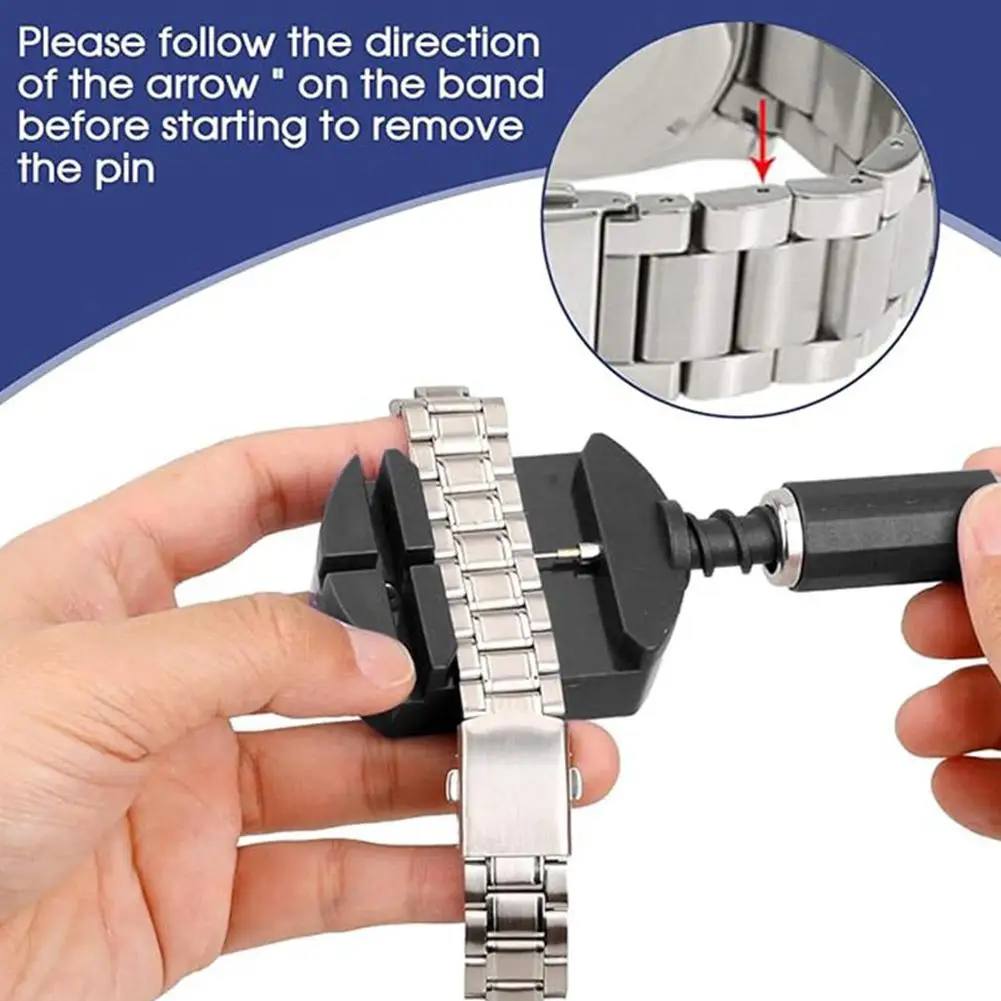 Watch Link Removal Tool Kit Band Adjuster Repair Tools Watchmaker Strap Chain Pin Remover Slits Adjustment Accessories
