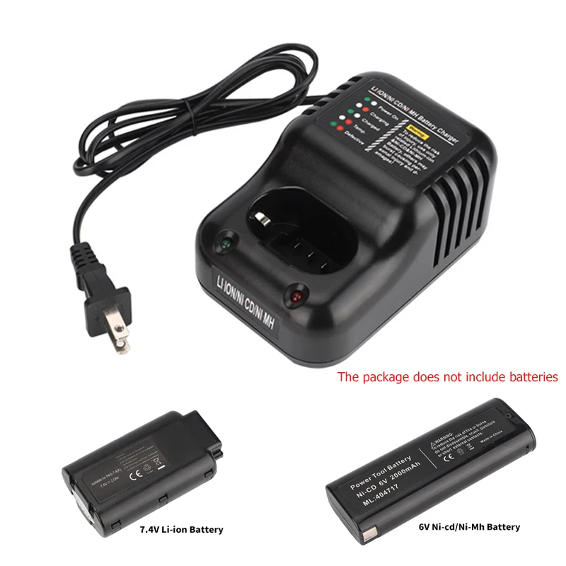 For paslode battery charger for Paslode Charger 3 in 1 Lithium-ion/Ni-CD/Ni-MH for Paslode 6V Ni-CD/Ni-MH 7.2V Li-ion Battery