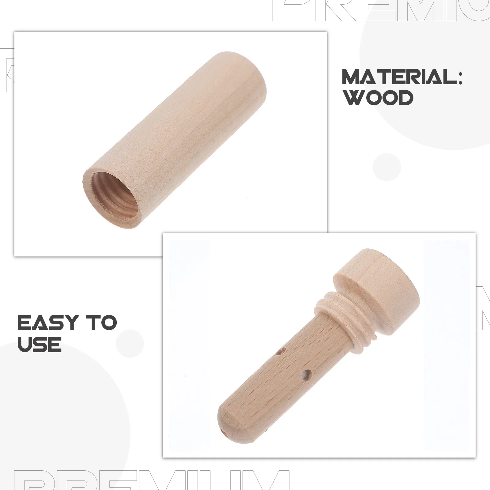 Wooden Nasal Inhaler Stick for Essential Oils Aromatherapy Scent Sniffing Portable Reusable Fragrance Inhaler Tube Natural