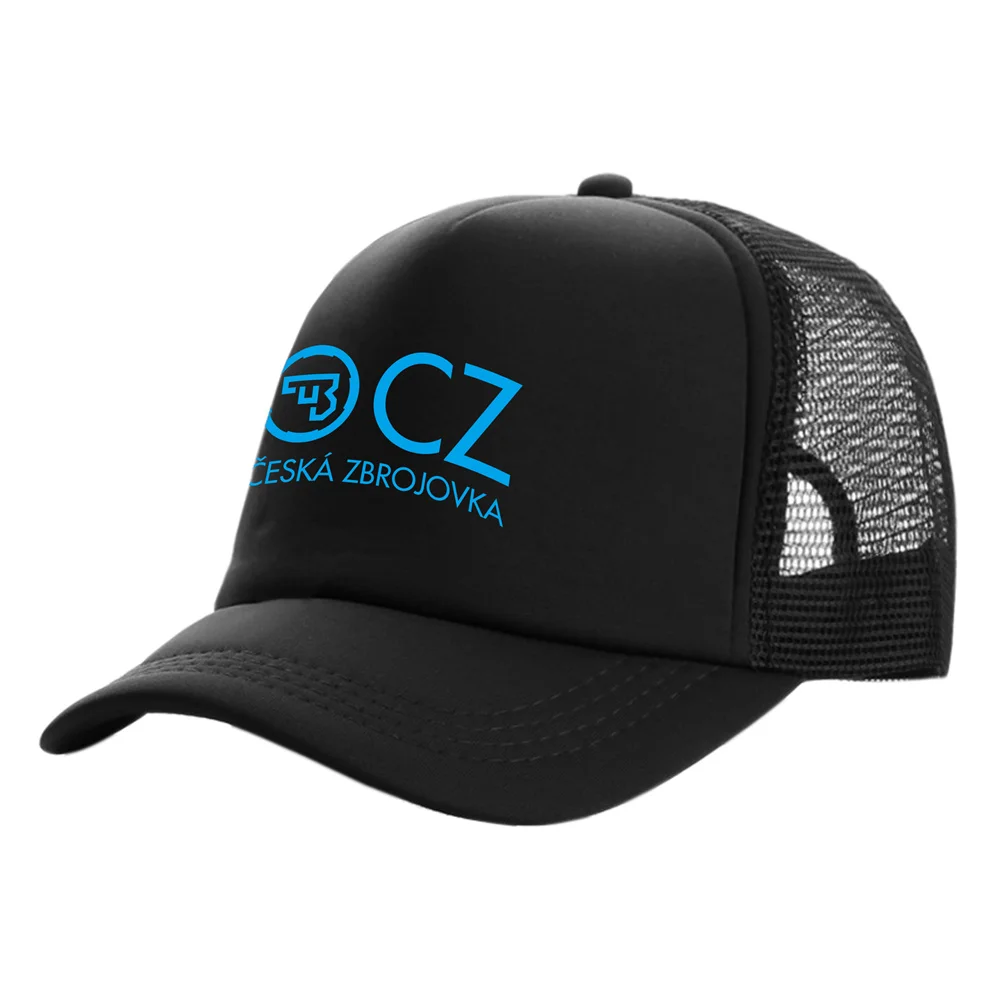 Ceska Zbrojovka Trucker Cap Men Cool CZ Firearms Hat Baseball Cap Unisex Mesh Net Caps MZ-019