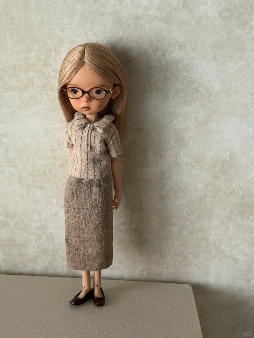 New 25cm 1/6 doudou BJD SD New Smile Tongue Doll Naughtily Cute Girl Toy Model Humanoid DIY Makeup In Stock