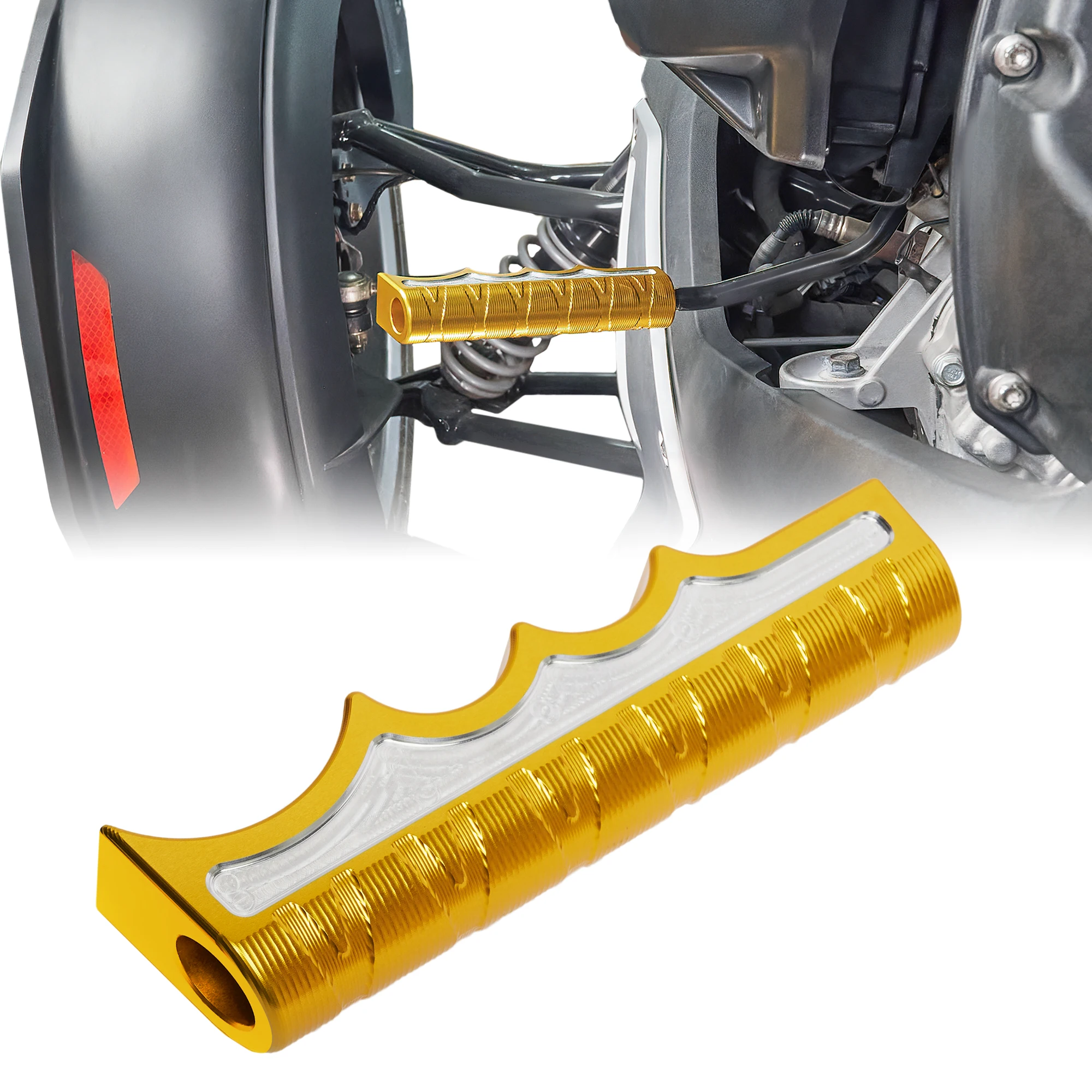 

Motorcycle Forward/Reverse Gold Gear Shift Shifter Lever Extender for Can-Am Ryker 600 900 Ace Rally Edition Sport Shift Knob