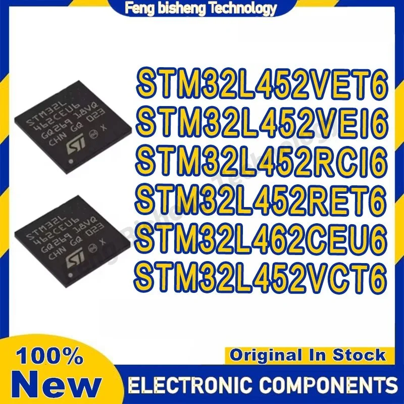

STM32L452RCI6 STM32L452RET6 STM32L452VCT6 STM32L452VET6 STM32L452VEI6 STM32L462CEU6 Микросхема на складе