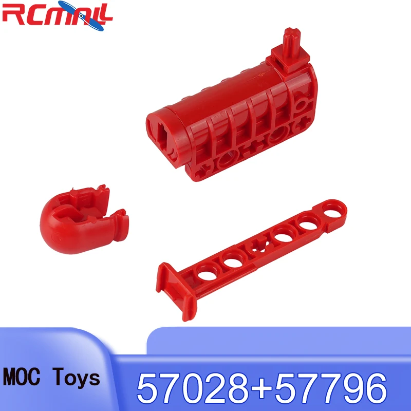 モック-ガンランチャー弾丸セット,ソフトラバーエンド矢印,平底シューター,技術部品,Legoeds 57028 57796と互換性があります