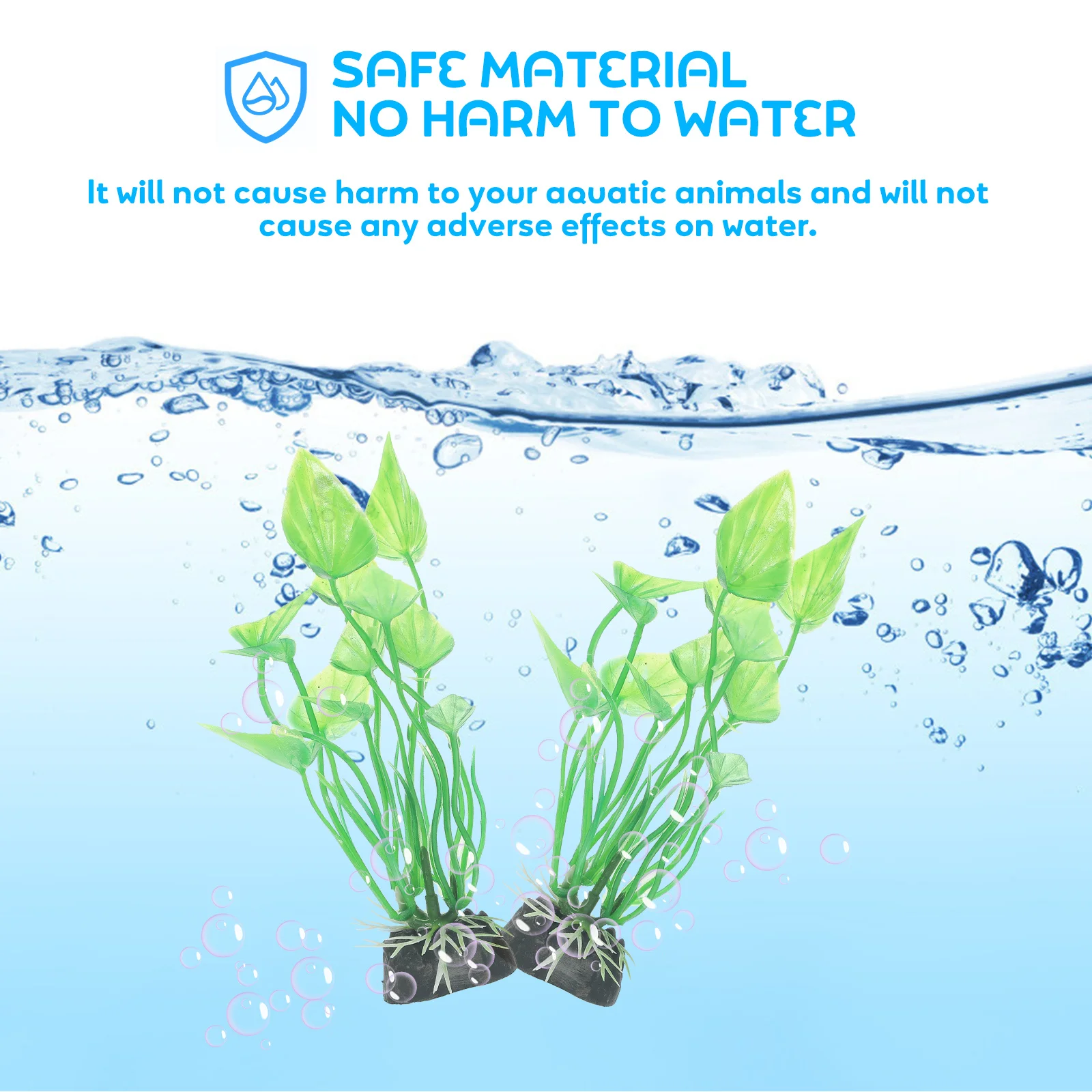 

20Pcs Fake Plant for Aquarium Fish Tank Plants Plastic Decorative Underwater Flora Simulation Aquatic Plants Decor Betta Fish