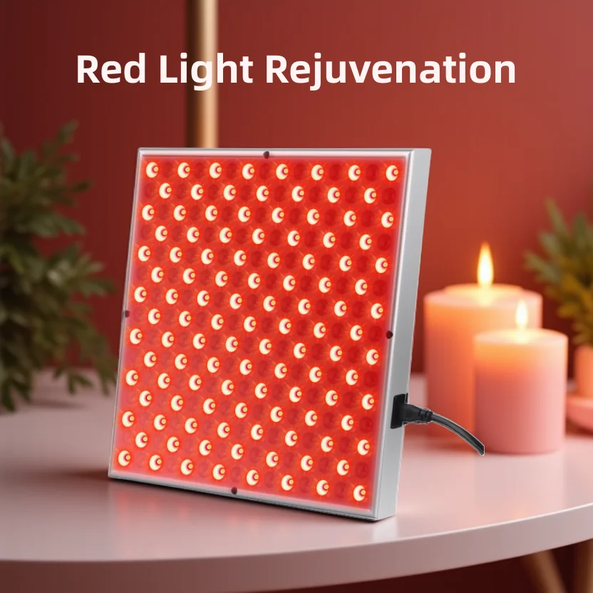 LED Red Light Therapy Panel Lamp for Facial Anti Aging Skin Care Beauty 225 LED Light Body Pain Relief Physical Therapy Tools