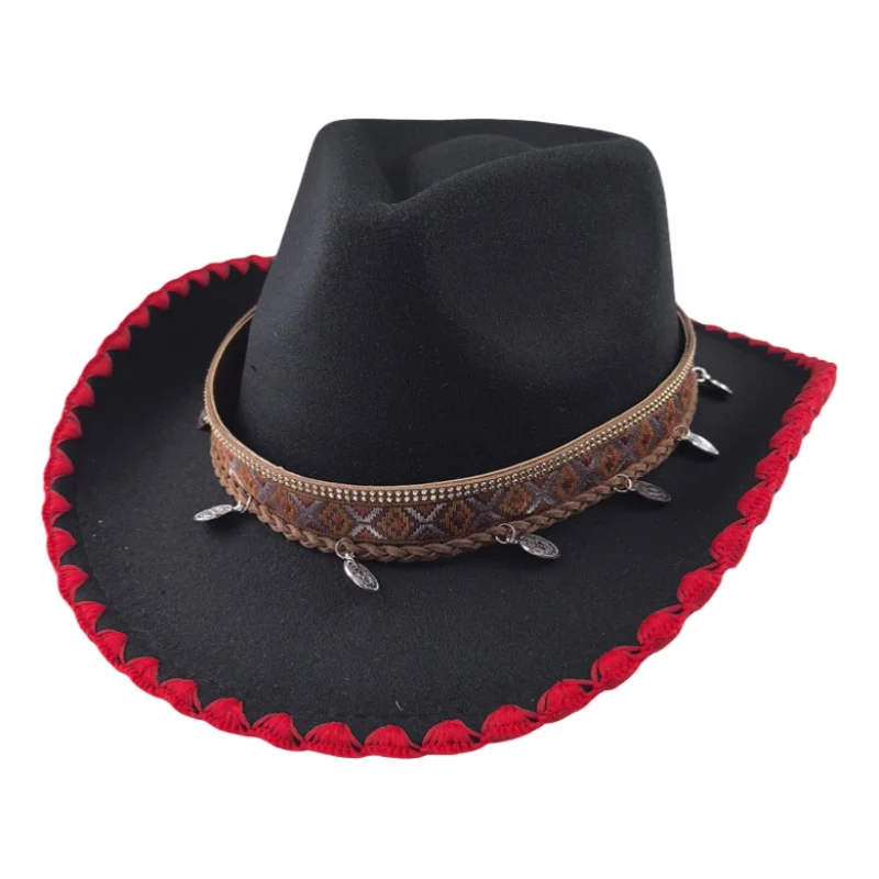 

Cowboy Hat Cowboy Western Cowgirl Wide Brim Outdoor Wedding Decorate Accessories Winter Summer Women Men Sombrero Vaquero Mujer