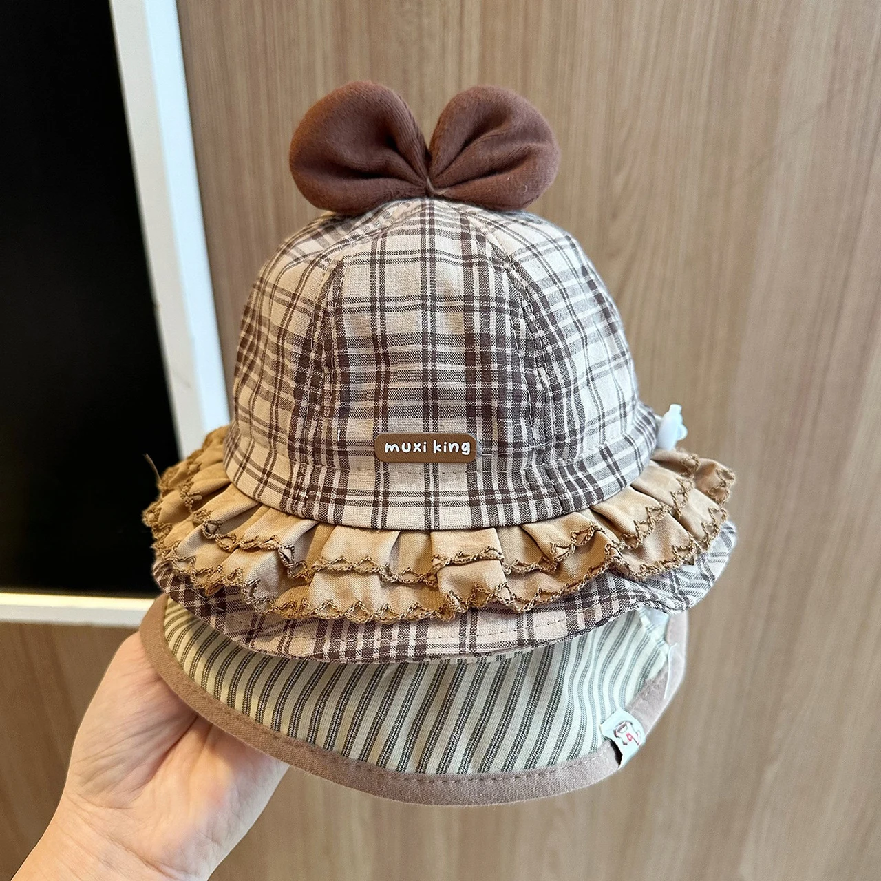 Bucket Hat Cotton - Cappello da Pescatore per Neonati con